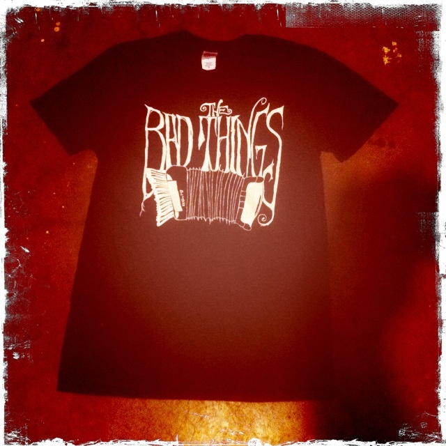 Bad Things Accordion Logo T-shirt